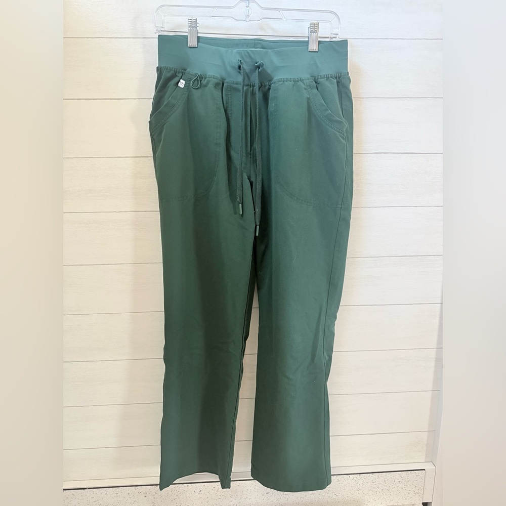PEELZ Dark Green Scrub Pants - Small